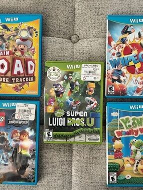 Nintendo Wii U Game Bundle (5 Games) pre-owned